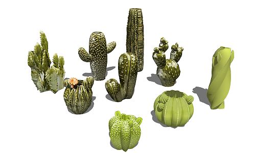 Modern Cactus 3d model