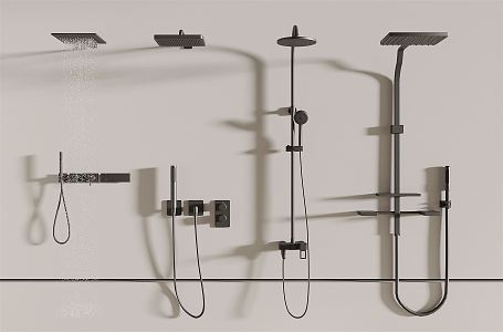 Modern Shower 3d model