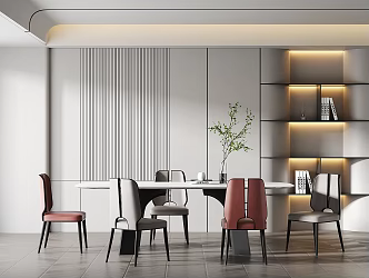 Modern Restaurant 3d model