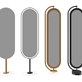 Decorative mirror Modern mirror 3d model