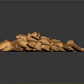 Pile of Brown Whole Almonds with Natural Texture and Nutty Look