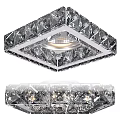 Modern Square Crystal Ceiling Light With Shiny Decorations And Bright Lighting 3d model