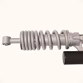 Industrial Equipment Shock Absorber With Coil Spring Metal Construction And Black Cylindrical Component