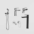 Modern Bathroom And Kitchen Faucet Collection With Handheld Shower And Single Handle Designs