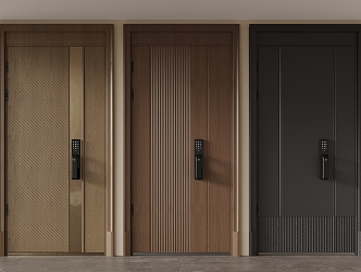 Entry door security door 3d model