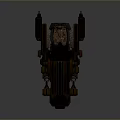 Game Movie Character Featuring Mechanical Arm With Metal Gear And Bolt Details