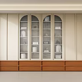 Modern Wardrobe Interior Design With Glass Doors Display Shelves And Wooden Base