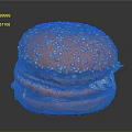Juicy Hamburger With Sesame Seed Bun Fresh Beef Patty Lettuce And Tomato