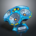 Modern Sci-Fi Items Sci-Fi Components High-Tech Components Sci-Fi Equipment 3d model