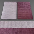 modern square carpet carpet 3d model