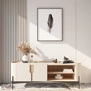 Modern TV Cabinet Simple TV Cabinet 3d model
