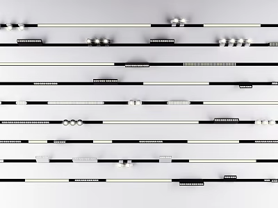 Modern Downlights And Spotlights Various Styles Designs For Home Lighting Fixtures 3d model