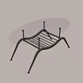 Modern Sofa and Coffee Table Set With Oval Glass Top and Metal Frame