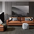 Modern Combination Sofa Sofa 3d model