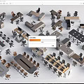 Modern Office Desks With Various Designs Different Shapes And Matching Chairs