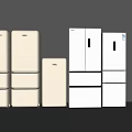 Modern Refrigerators and Freezers in Various Styles and Colors for Home Kitchen Use