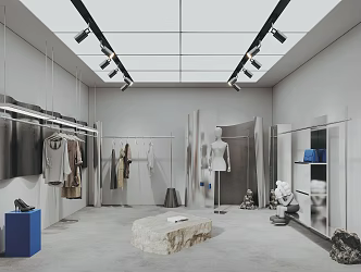 Modern Clothing Store Clothing Store Women's Clothing Store 3d model