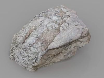 Natural Stone and Wood Artisan Craft with Rustic Texture for Home Decor Accent 3d model