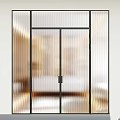 Modern Interior Doors With Glass Panels And Various Panel Designs 3d model