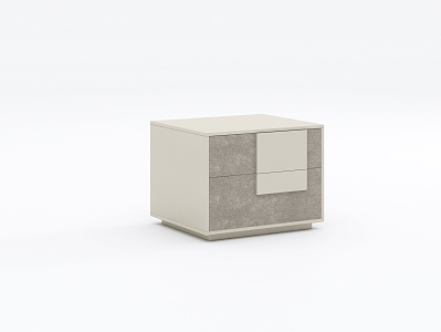 Modern bedside table 3d model