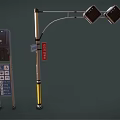 Modern Traffic Lights 3d model
