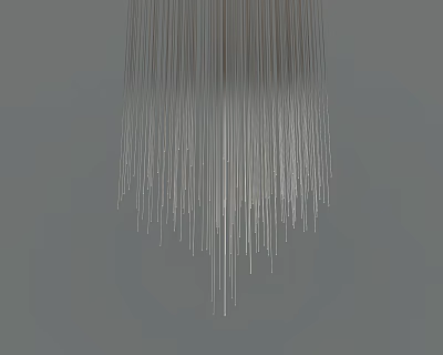 Modern chandelier 3d model