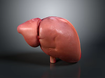 Realistic 3D Anatomical Liver Model Medical Device for Educational Visualization 3d model