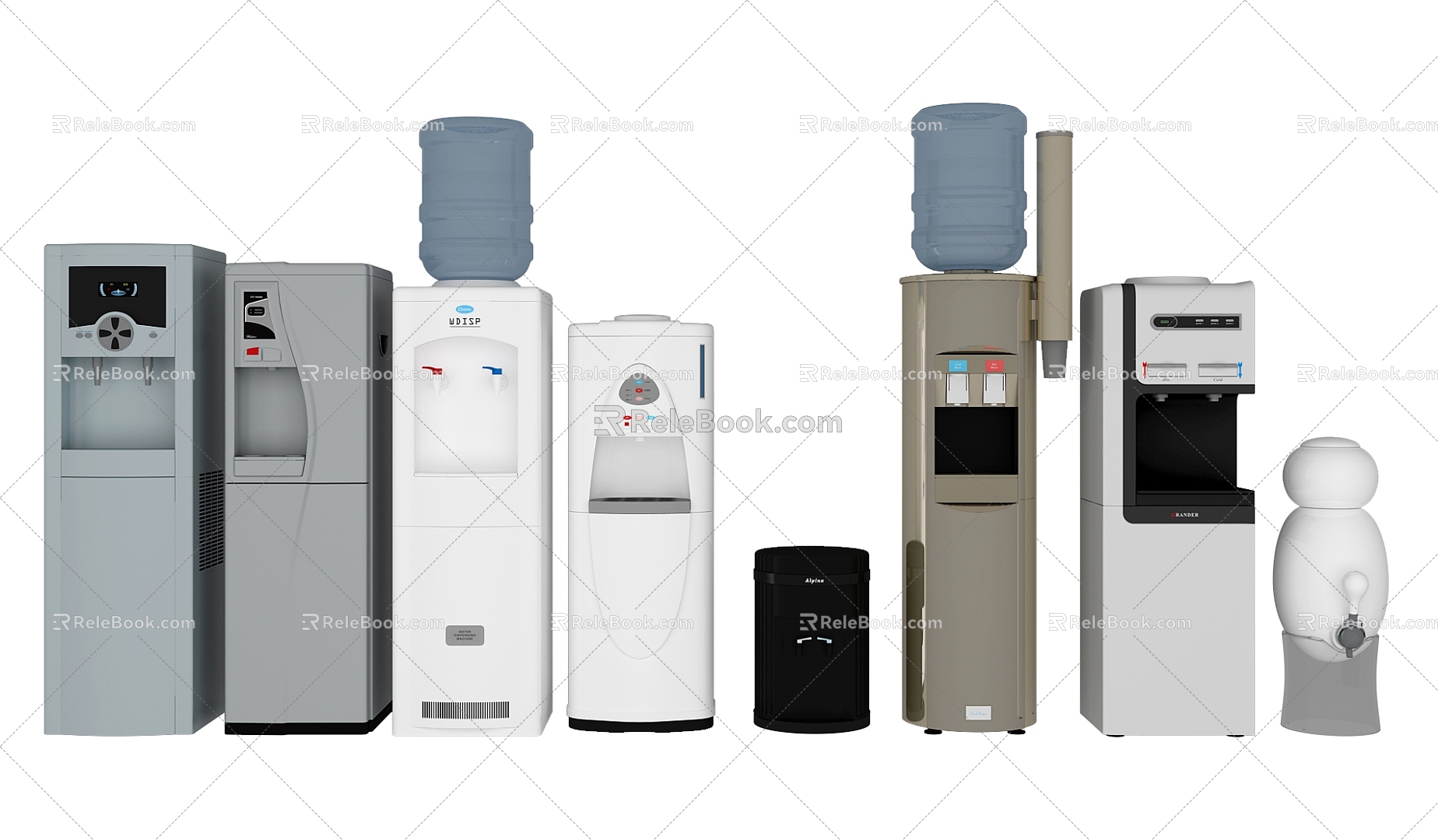 Electrical water dispenser 3d model