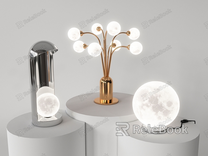 Modern Table Lamp Lunar Table Lamp model