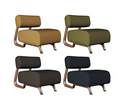 Fabric leisure chair 3d model Fabric leisure chair 3d model