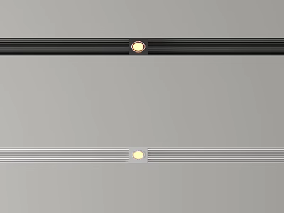 Modern Black And Silver Air Conditioner Vents With Sleek Design For Home Interior 3d model