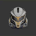 Sci-Fi Helmet Alien Helmet-Helmet High Tech Helmet Game Helmet 3d model
