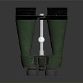 Classic Green Binoculars With Green Lenses For Outdoor Daily Viewing Use