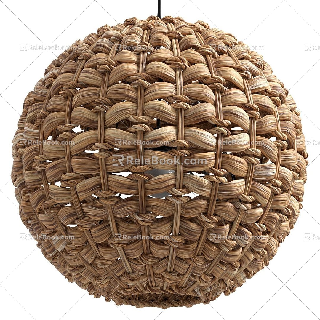 Modern chandelier beliani SIWAZE ball lamp suspension 3d model