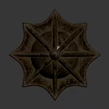 Medieval Spiked Mace Weapon With Long Handle And Metallic Spiked Head