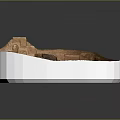 Ancient Stone Ruins Model With Steps Walls And Archaeological Site Features 3d model