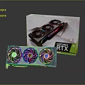 High Performance RTX Graphics Card with Three Cooling Fans RGB Lighting Prime X