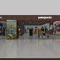 Modern Clothing Store Interior With Grangers Patagonia Apparel Shelves And Displays