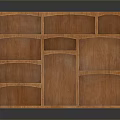 Functional Wooden Bookcase Design With Multiple Compartments Various Shapes Sizes