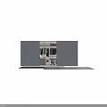 Modern Gray Chest of Drawers With Storage Compartments And Clothing Organization