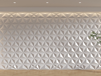 Geometric wall panel Stereo background board Geometric background wall Diamond triangle background wall Living room sofa background 3d model