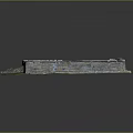 Ancient Ruin Historical Site Featuring Stone Walls Green Grassland Steps And Foundations