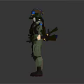 Diverse Game and Movie Characters With Various Costumes Different Poses And Weapons