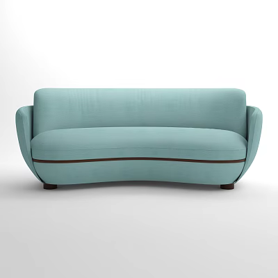modern double sofa sofa 3d model