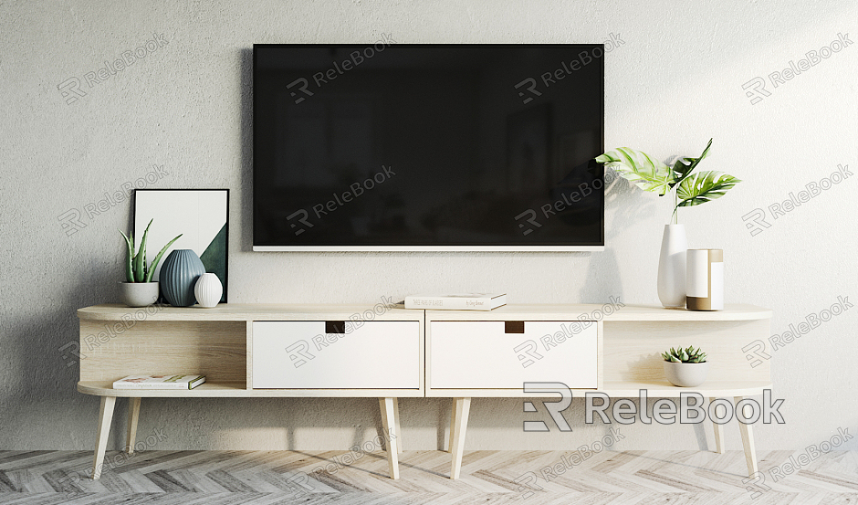 Nordic TV Cabinet TV Cabinet Decoration Combination model