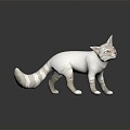 Modern Cat Kitten Flower Cat Domestic Cat 3d model