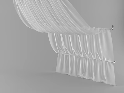 Curtain 3d model