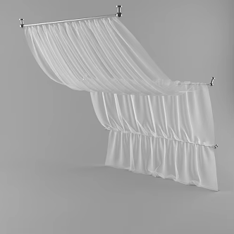 Curtain 3d model