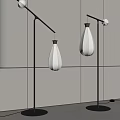 Modern floor lamp 3d model