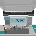 SHIMAGE Exhibition Technology Booth Design With Modern Open Structure And Display Area